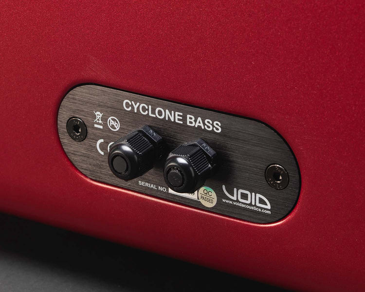 VOICYCBR - Void Acoustics Cyclone Bass 12inch Reflex Loaded Compact Subwoofer 600W IP55 Red Image 3