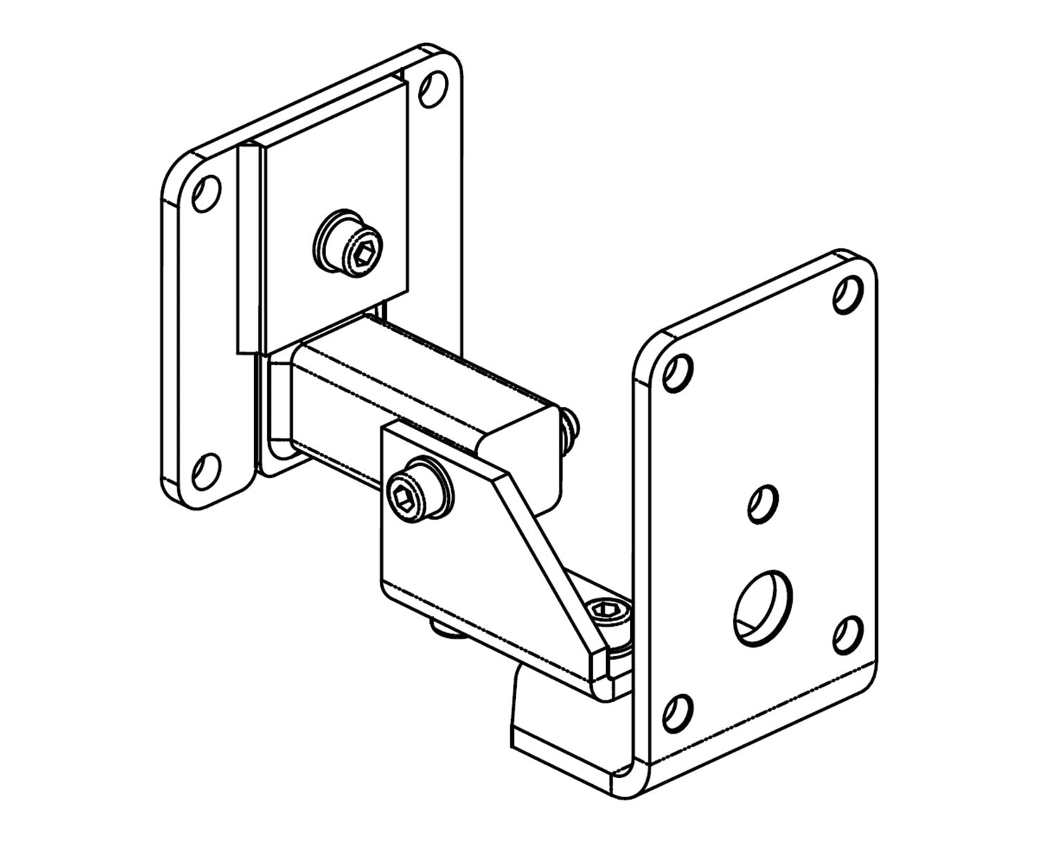 VOIEZXLBW - Void Acoustics T80XL Easy Hang Wall Bracket for Venu 10 or 12 or 15 or ArcM or Cyclone White Image 1