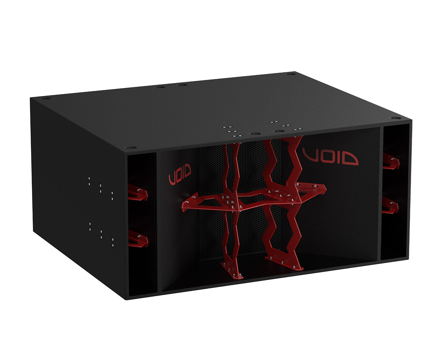 VOIINCSBR - Void Acoustics Incubus Sub 3x21inch Horn Loaded Bandpass Subwoofer 6000W Blk or Red Image 3