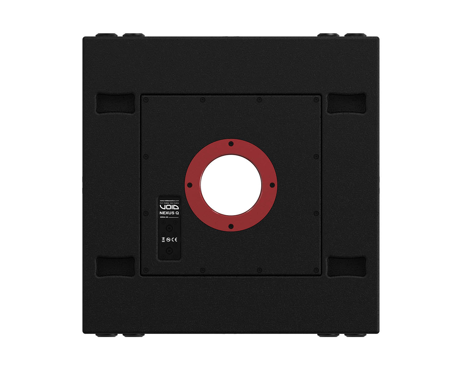 VOINEXQBR - Void Acoustics Nexus Q 4x12inch Horn Loaded Upper Bass Speaker 2x2000W Black or Red Image 4