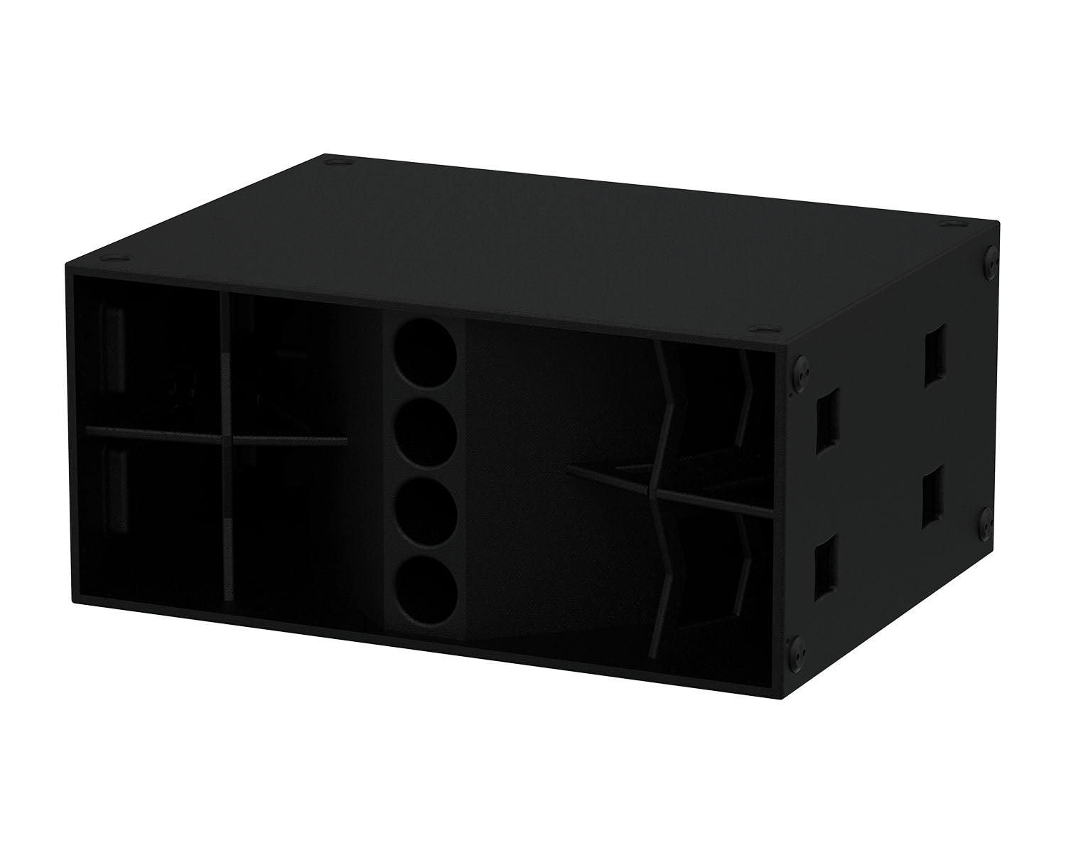 VOISXV2B - Void Acoustics Stasys X V2 2x18inch Horn Loaded HF Loudspeaker 3200W Black Image 1