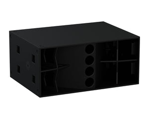 VOISXV2B - Void Acoustics Stasys X V2 2x18inch Horn Loaded HF Loudspeaker 3200W Black Image 3