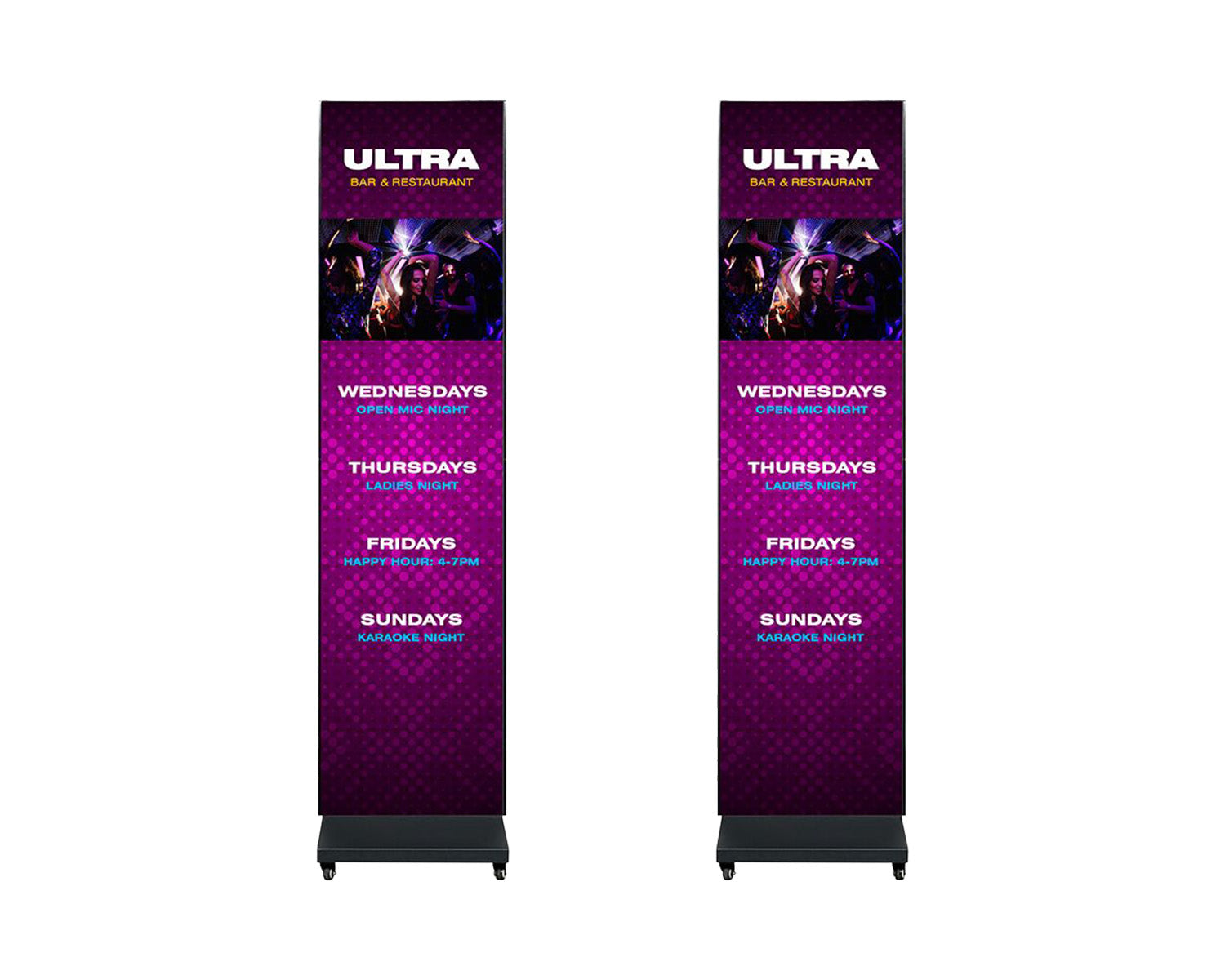 WMS2 Media System 2.6mm LED Video Display 2x Panels + Flightcase