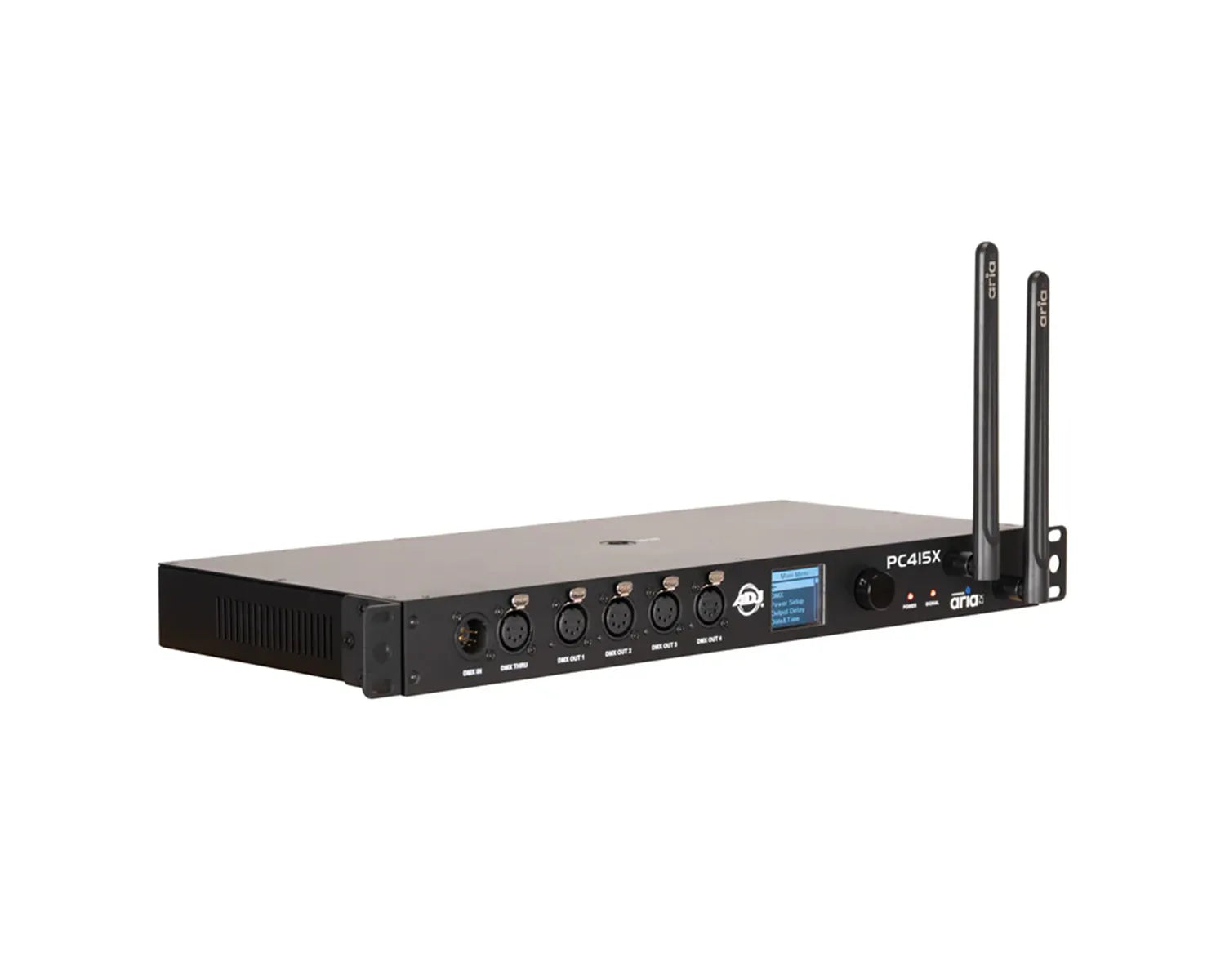 PC415X Aria X2 Transceiver 4-Output Power Distro/DMX Splitter 1U