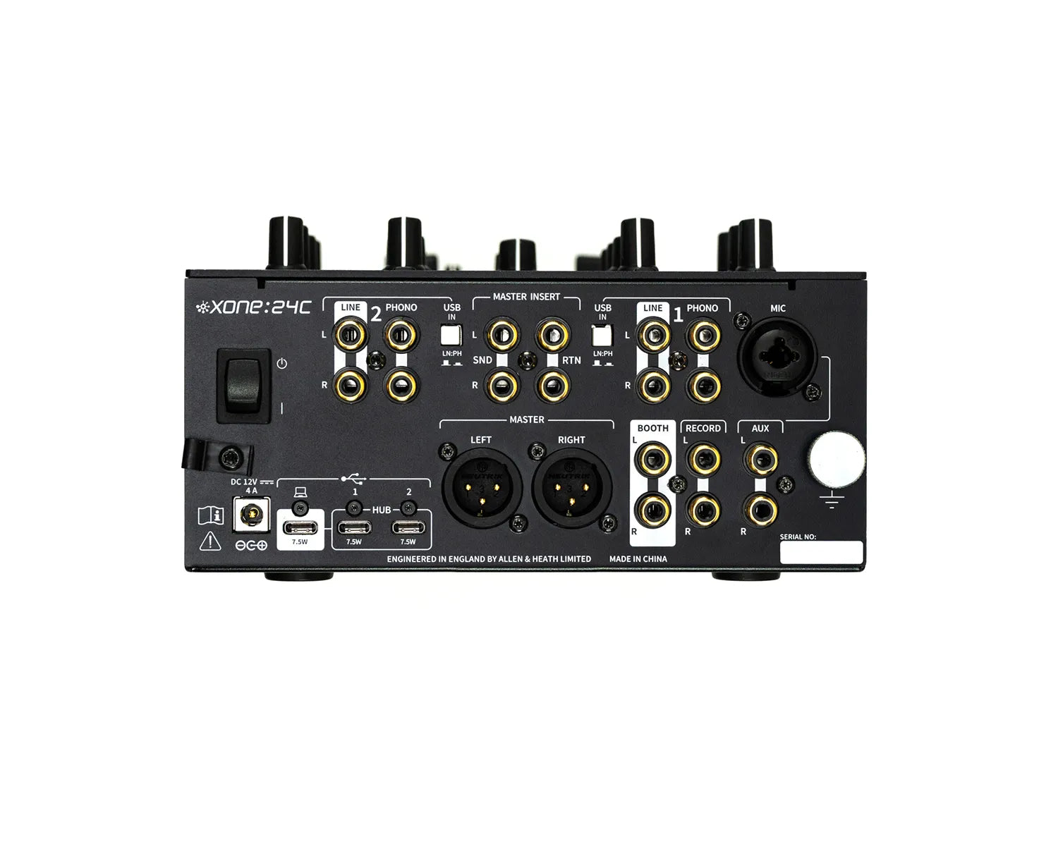 Xone:24C 2+1 Channel Compact Analogue DJ Mixer w/ USB-C Interface