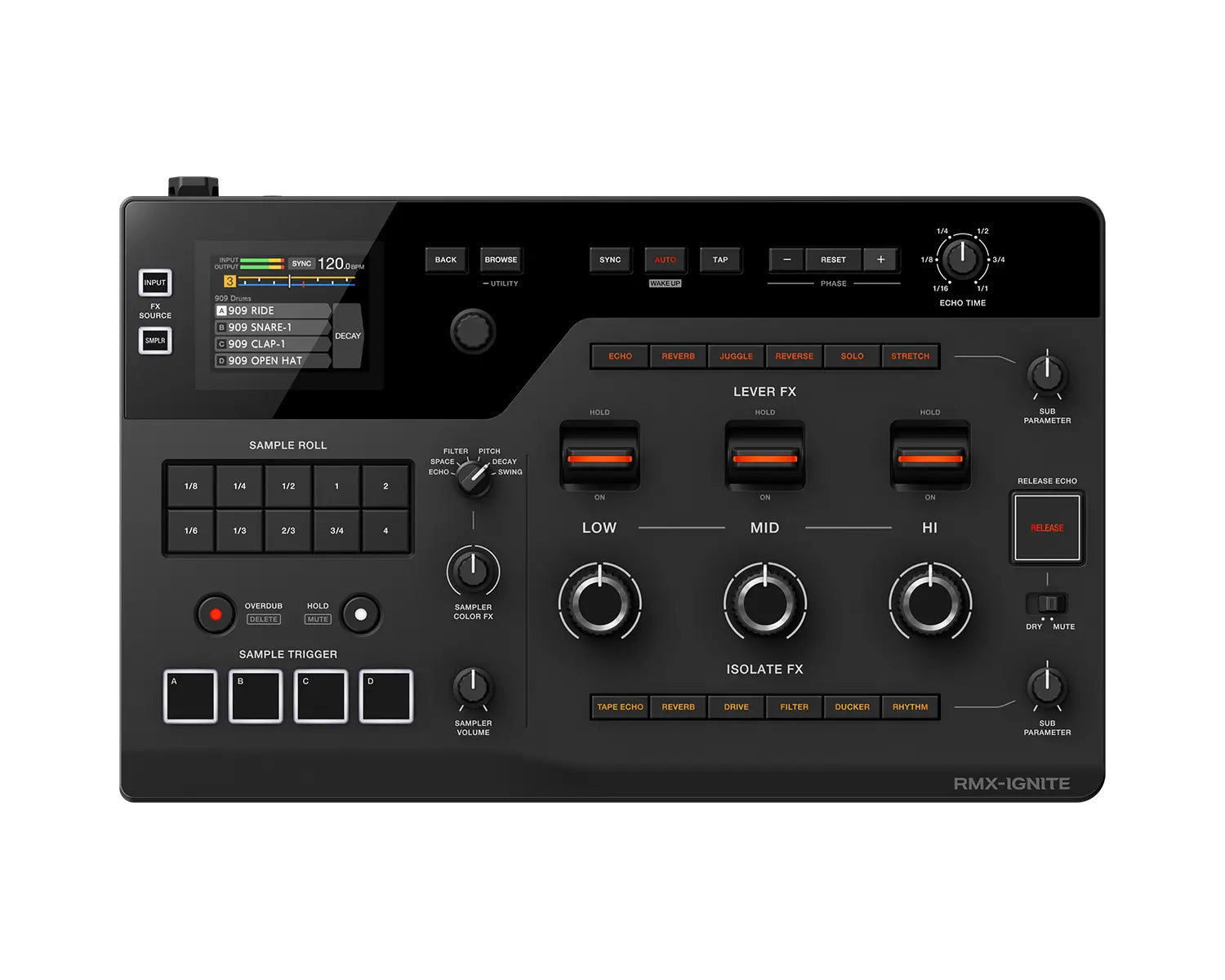 RMX-IGNITE Professional DJ Effector Sampler