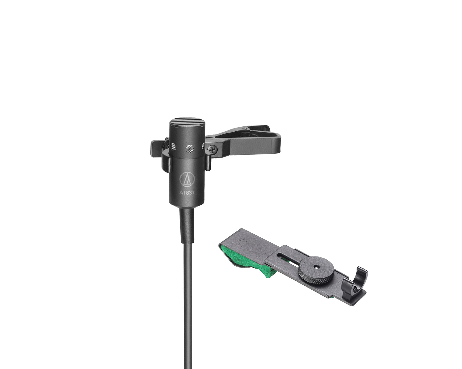 AT831R Miniature Cardioid Condenser Lavalier Microphone + AT8444