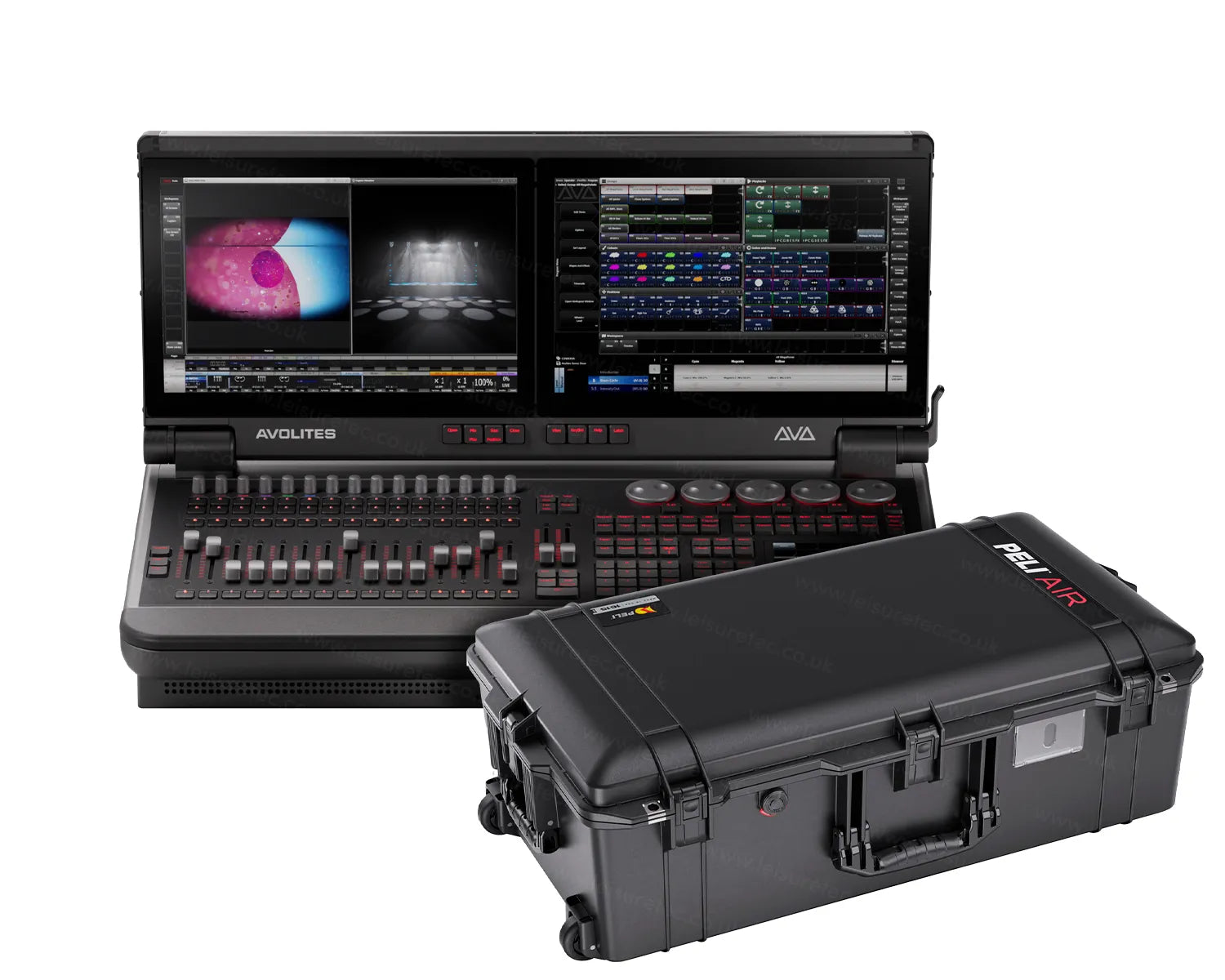 Diamond 7 D7-215 Lighting Console Bundle with Cover + Pelicase