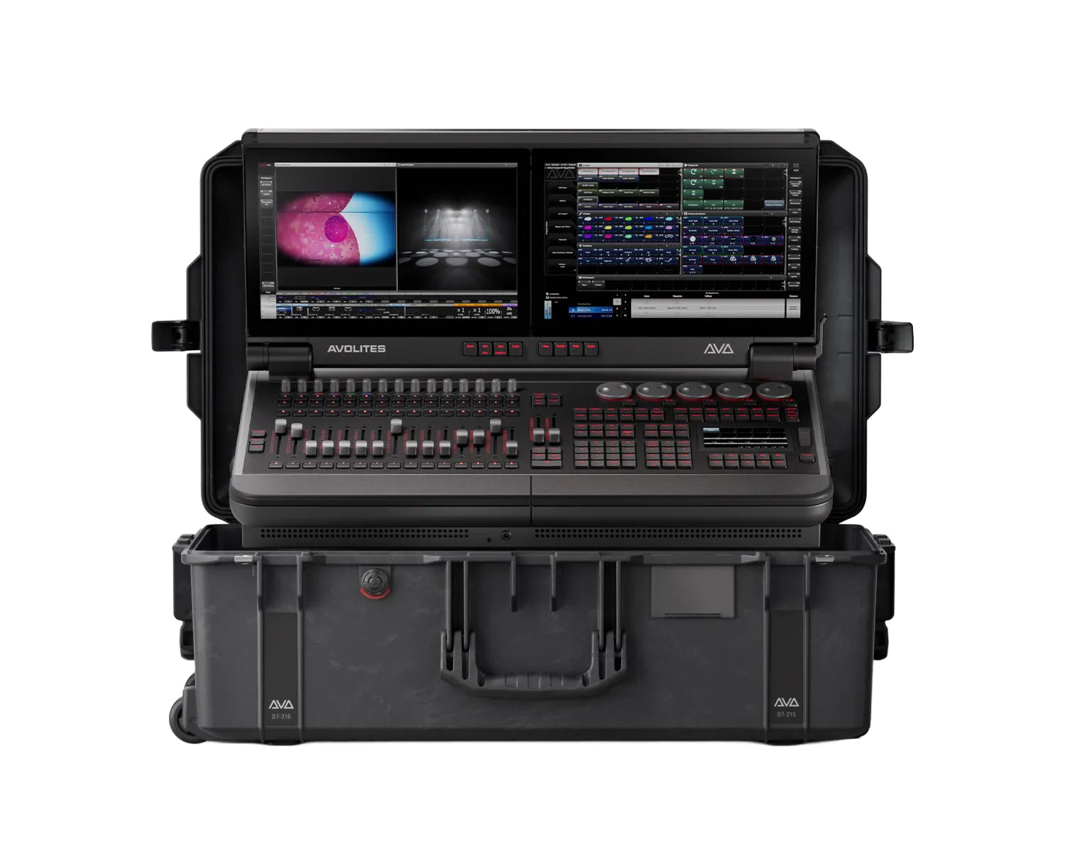 Diamond 7 D7-215 Lighting Console Bundle with Cover + Pelicase