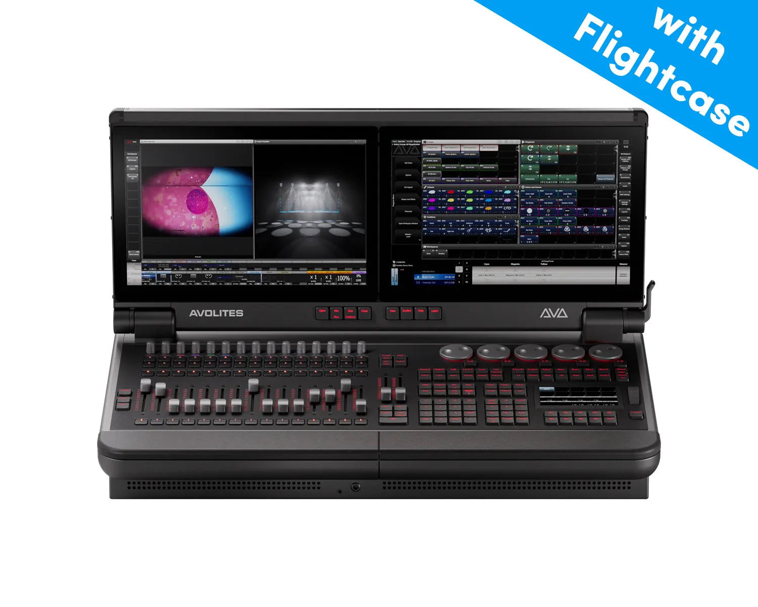 Diamond 7 D7-215 Lighting Console Bundle with Cover + Flightcase