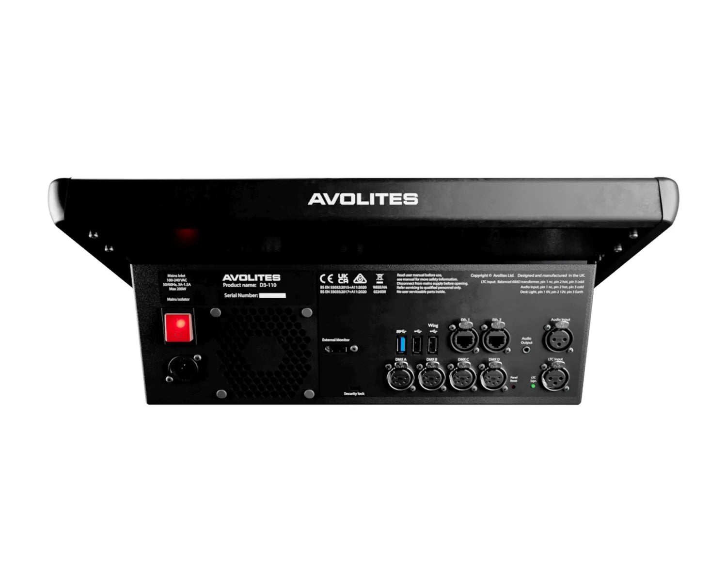 D3-110 24-Universe Compact Lighting Console with Touchscreen