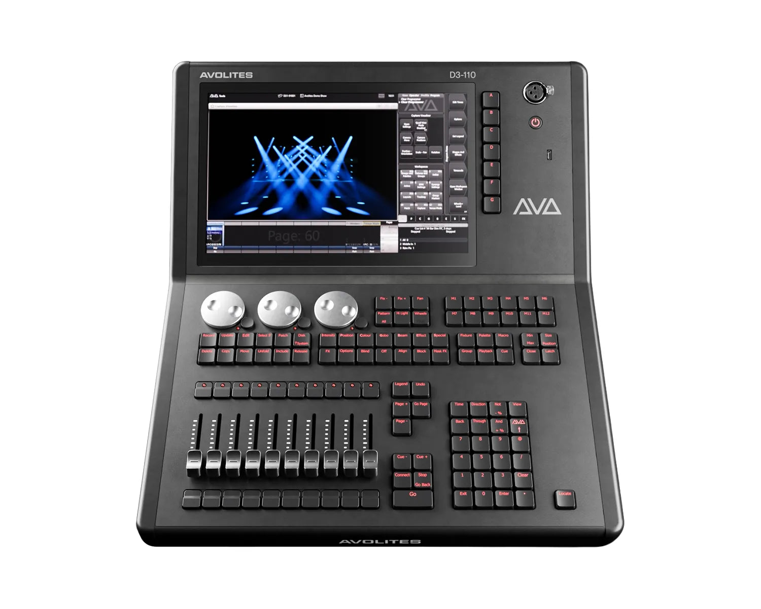 D3-110 24-Universe Compact Lighting Console with Touchscreen