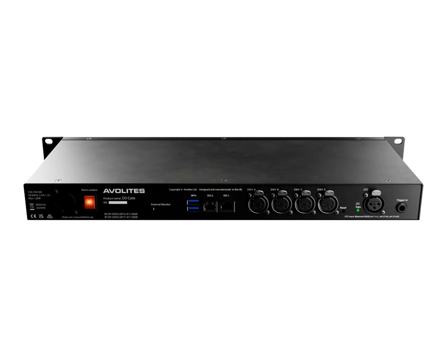 D3 Core 16-Universe Rack Mounted Titan Processor 1U