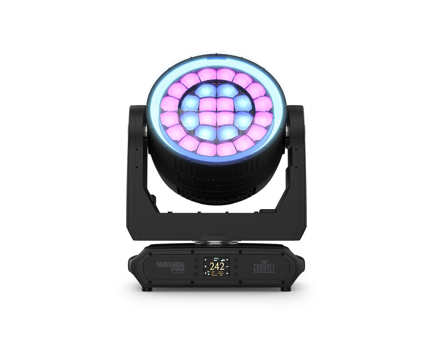 Maverick Storm 3 BeamWash 28x RGBW LED / RGB Ring + Zoom IP65