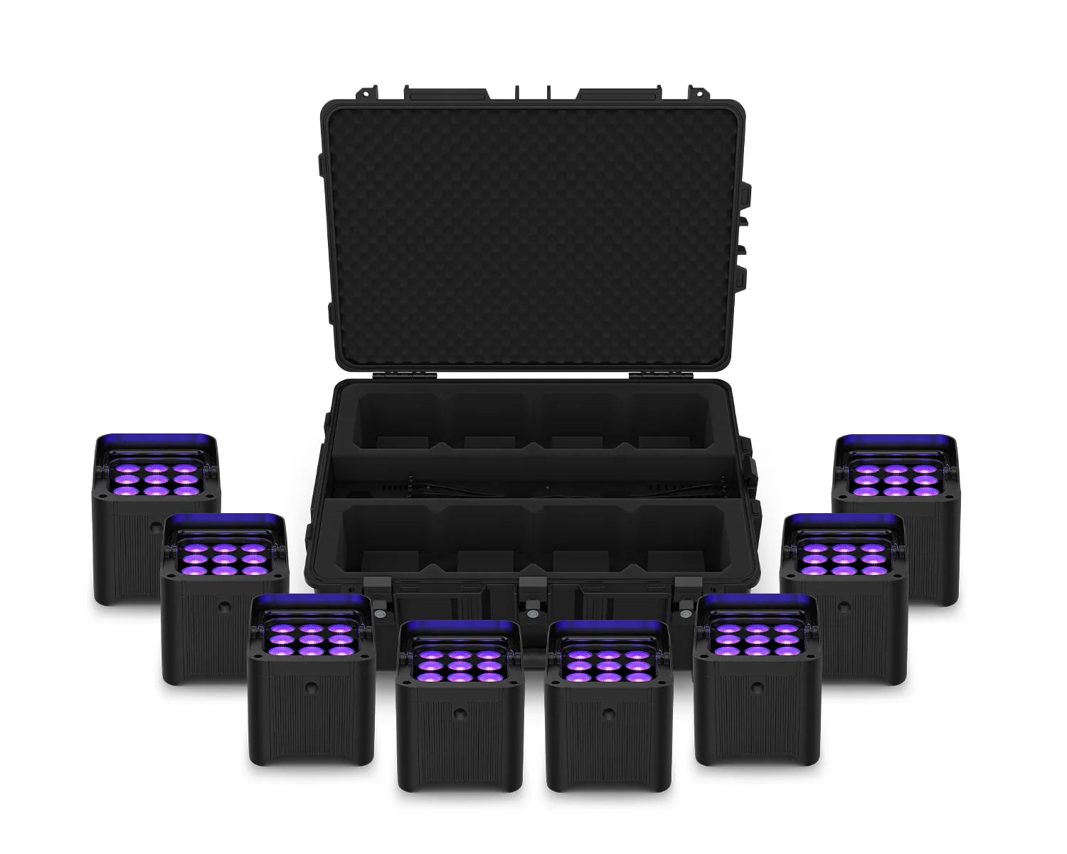 Freedom Par H9 IP X8: 8-PACK Uplighter Inc Freedom Charge 8P Case