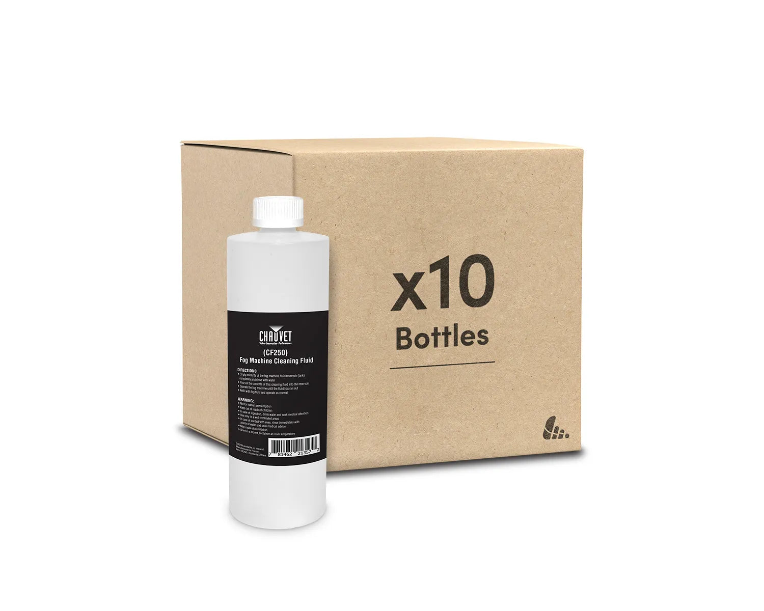 CF250X10 BOX OF 10 Fog/Haze Machine Cleaner Fluid 250ml