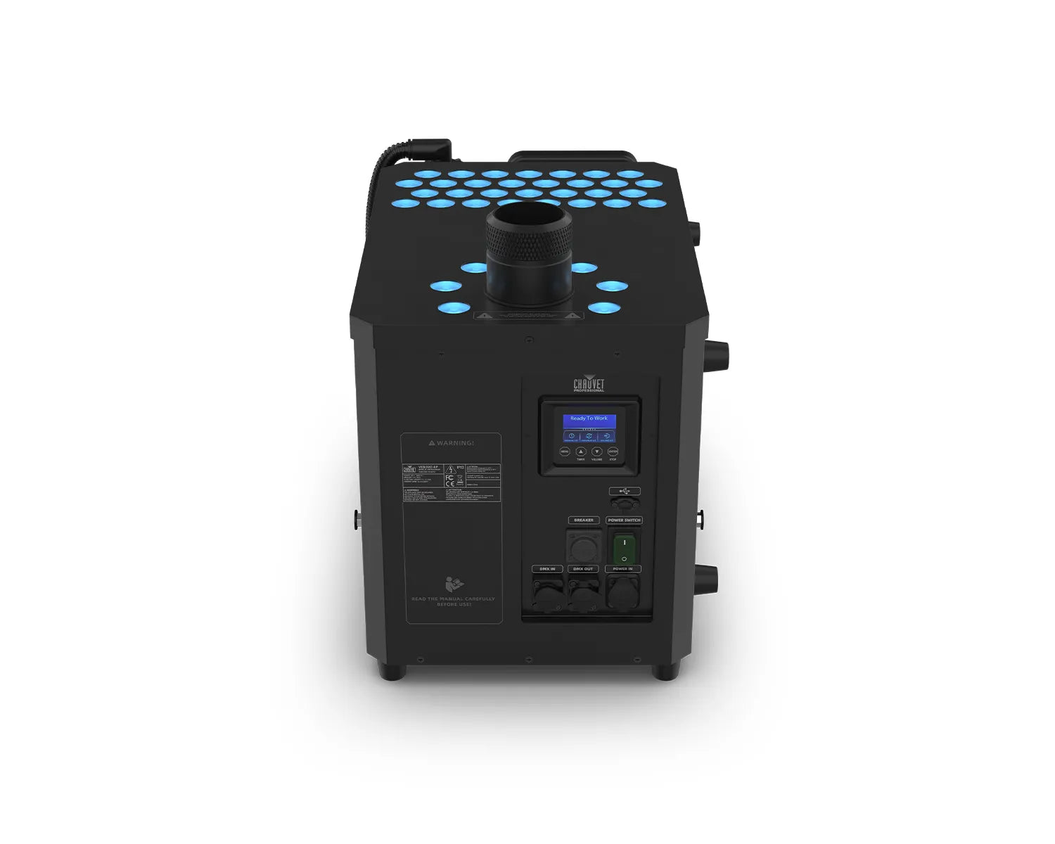 Vesuvio 4 IP RGBA DMX LED Vertical Fogger IP53