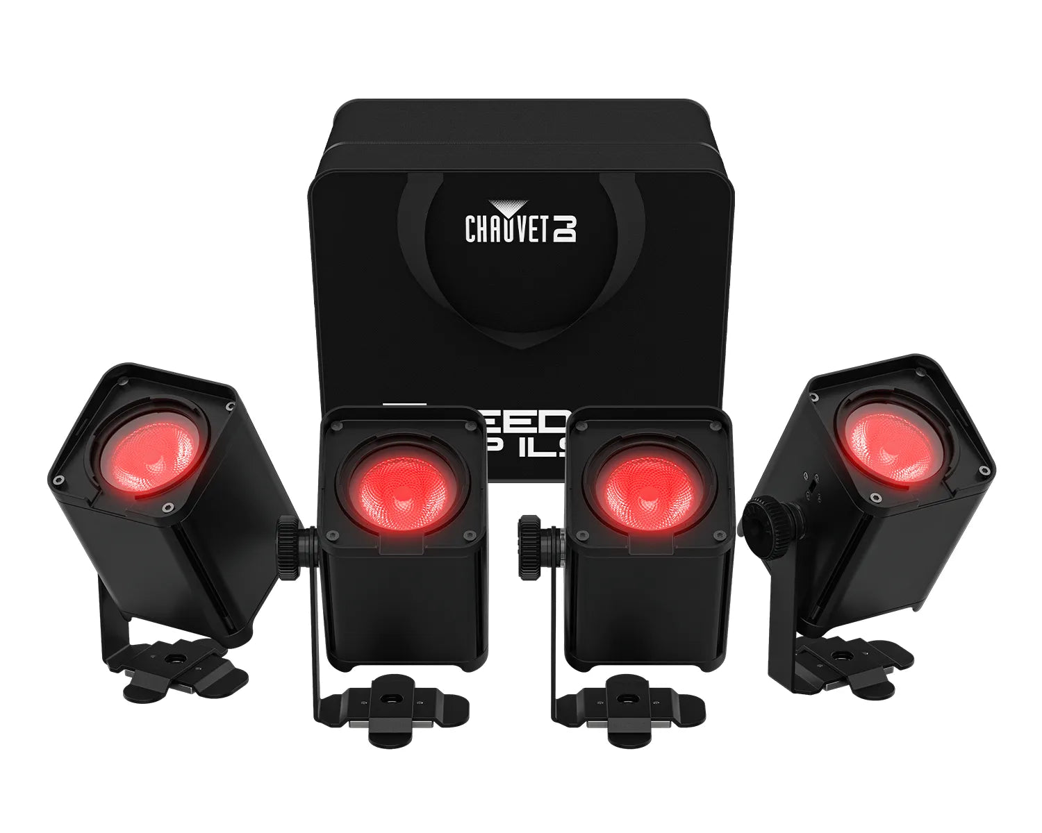 Freedom H1 IP ILS X4 Battery Washlight RGBAW+UV LED IP54 4-PACK