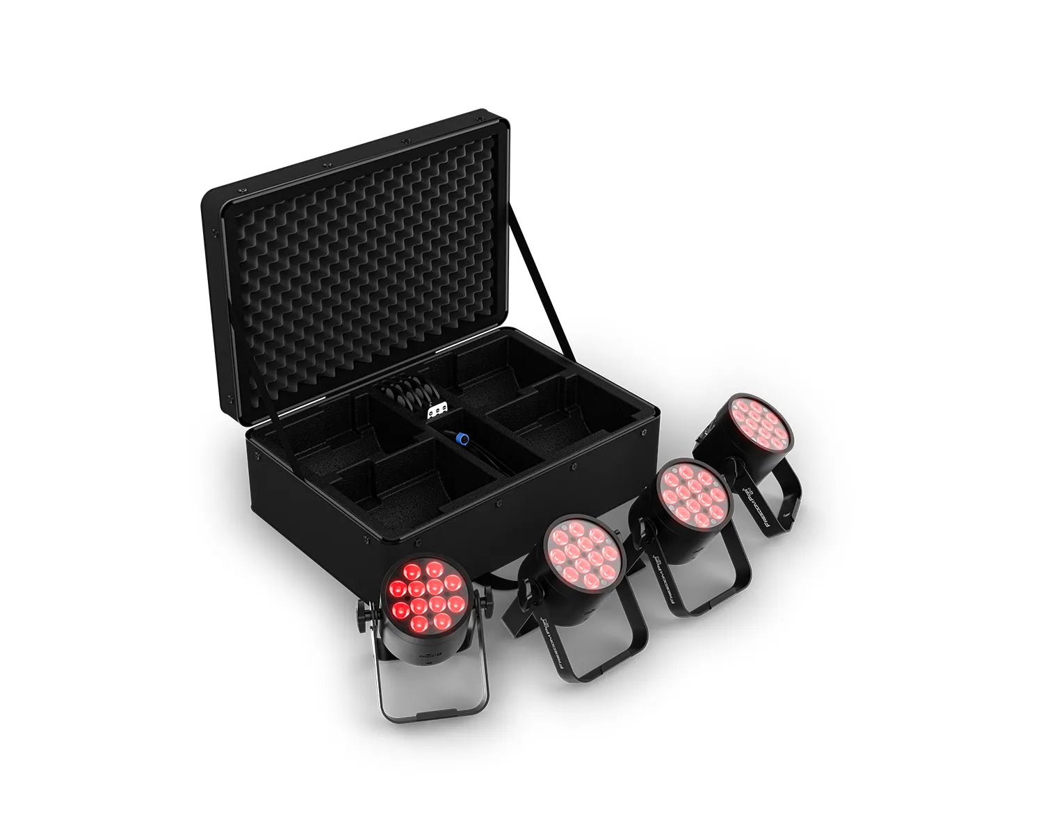 Freedom Par Q12 X4 4-PACK Battery Powered PARs with Charge Case