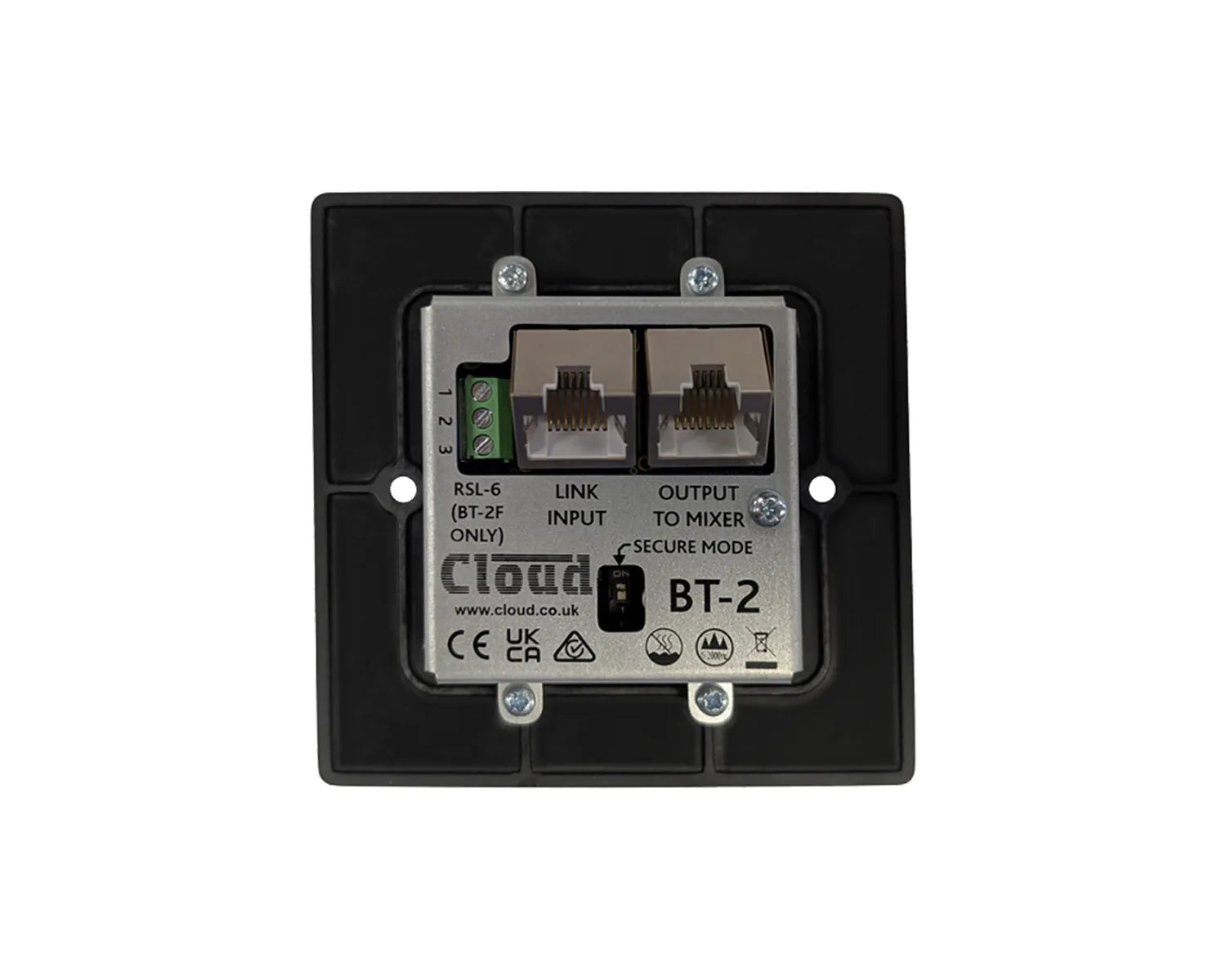 BT-2FB Bluetooth Facility Input Plate Z4/46Series/MA40 Black