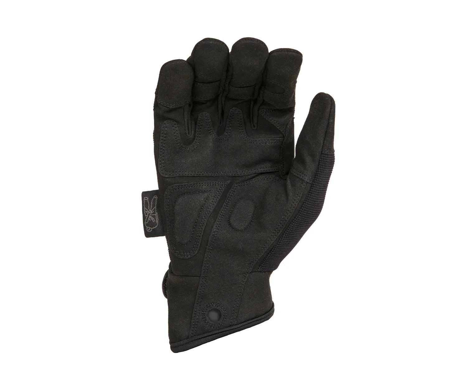Comfort Fit Mens Full Finger Rigging / Loader Gloves Black (L)