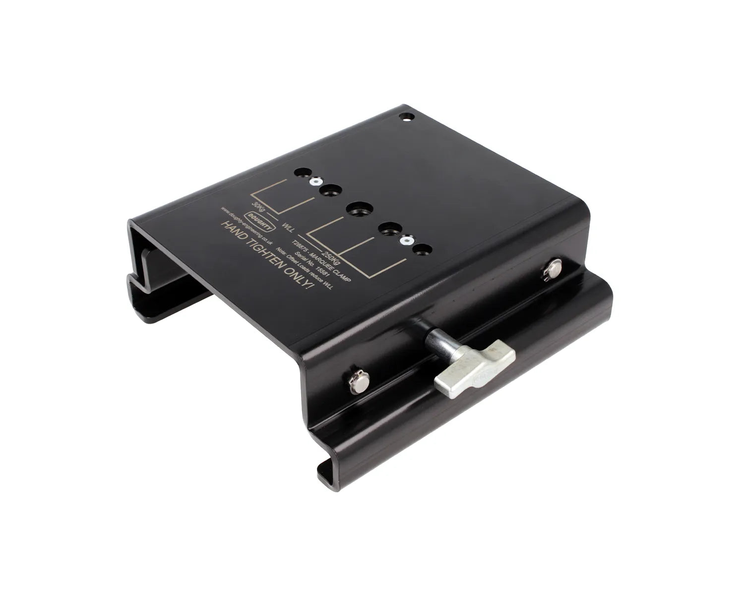 T28870 Standard Marquee Clamp SWL 150kg Black