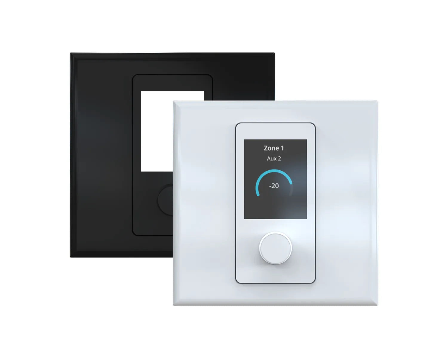 VWP Wall Panel Controller 1.7" Display Black+White Plates EU