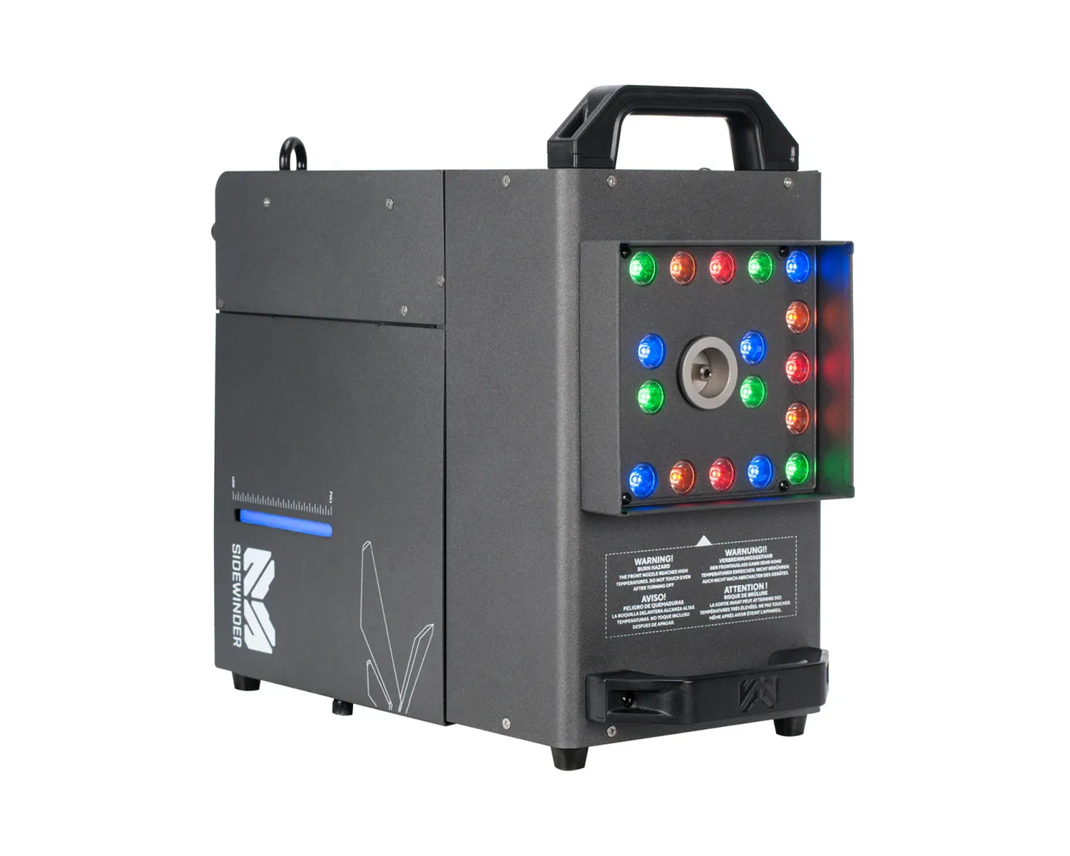 Magmatic SIDEWINDER High Velocity RGBA LED DMX Vertical Fogger