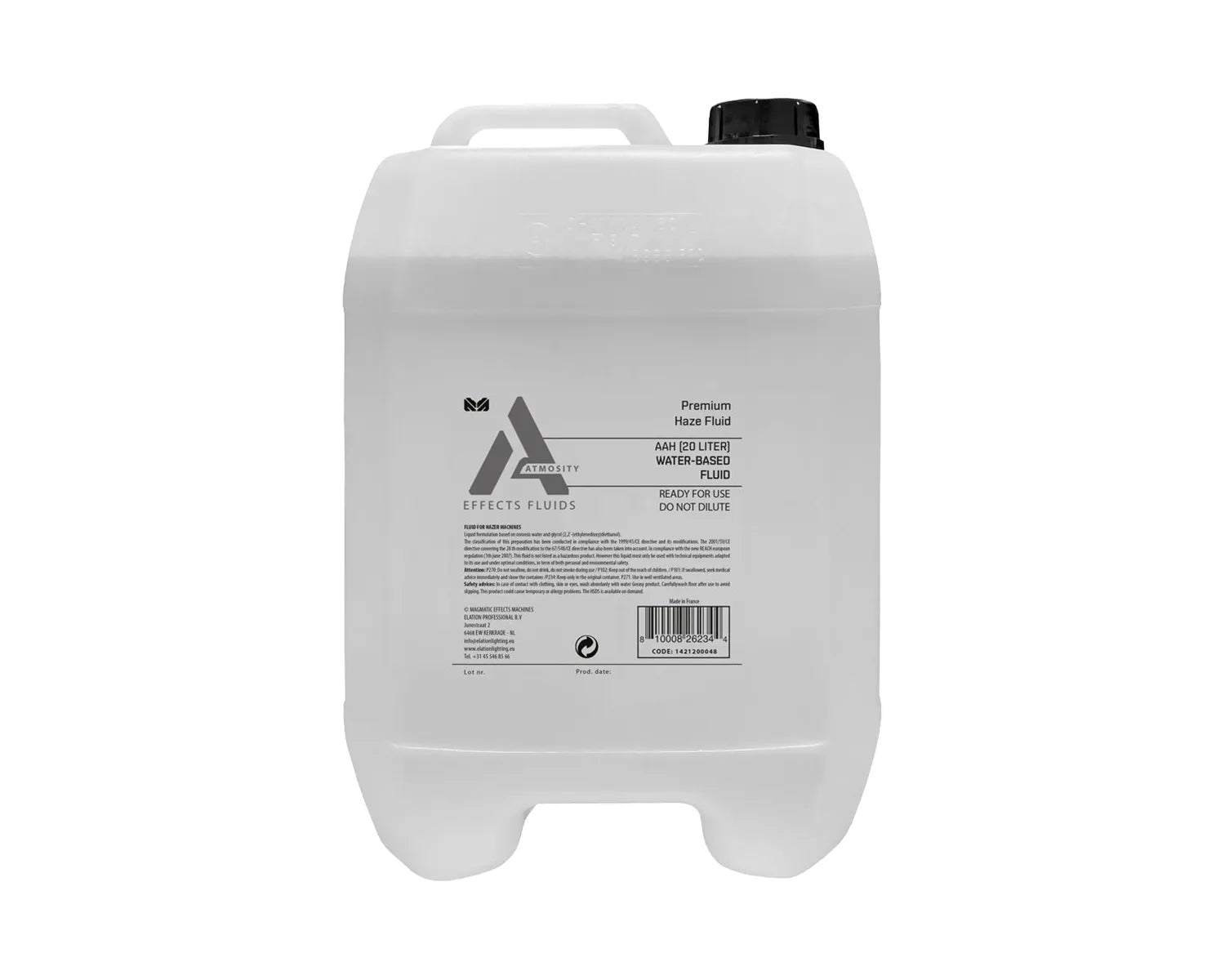 Atmosity AAH-20L Water-Based Premium Haze Fluid 20-Litre Bottle