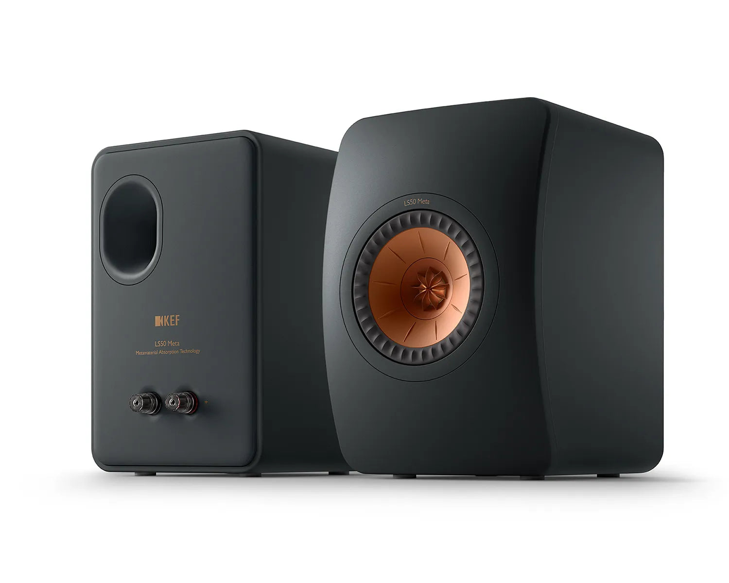 LS50 Meta 5.25" 2-Way Metamaterial Loudspeaker Carbon Black PAIR