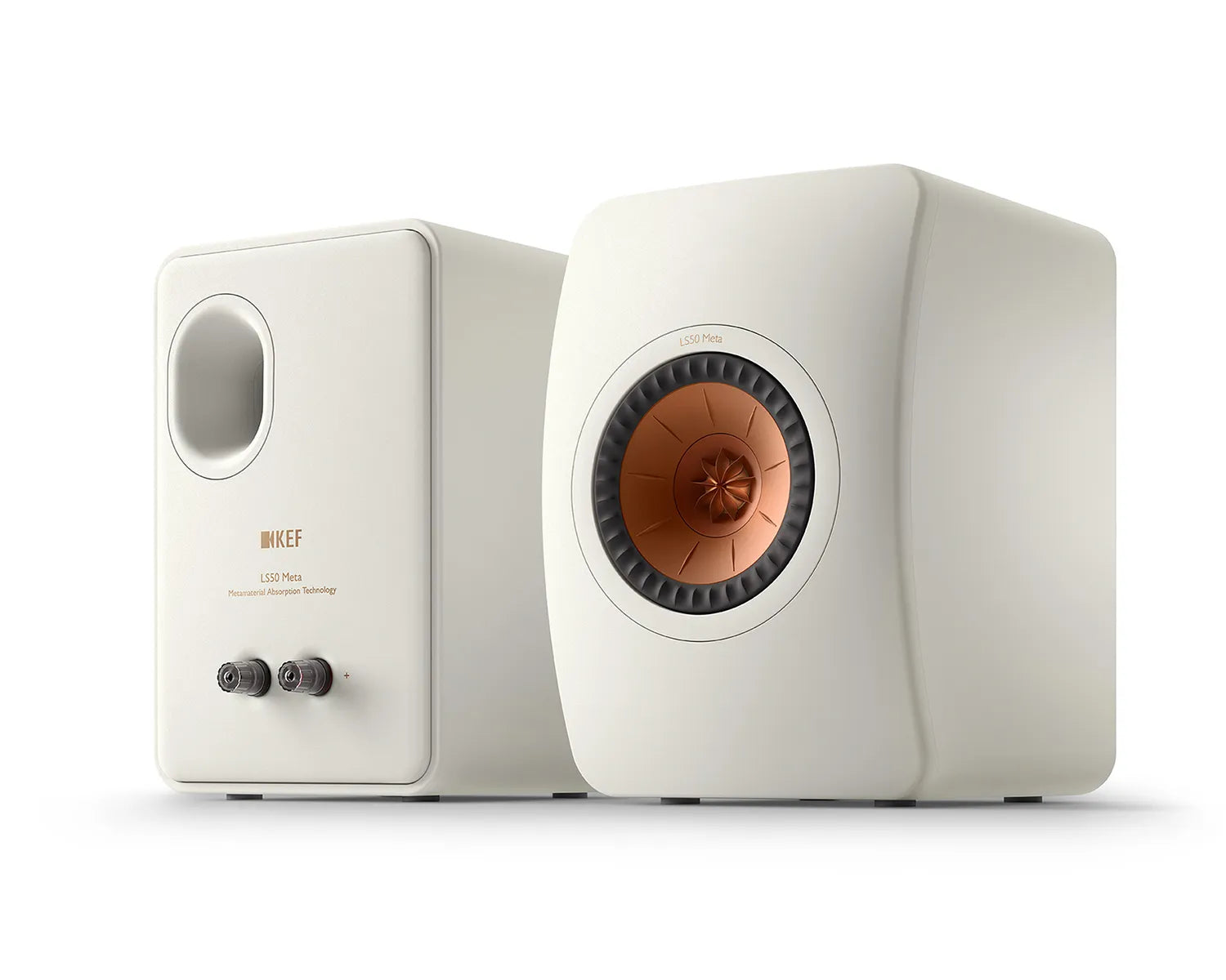 LS50 Meta 5.25" 2-Way Metamaterial Loudspeaker Mineral White PAIR