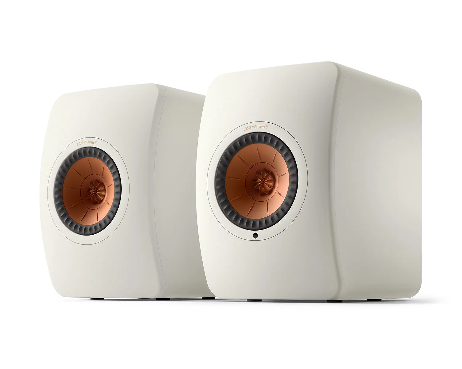 LS50 Wireless II 5.25" 2-Way Metamaterial Speaker White PAIR