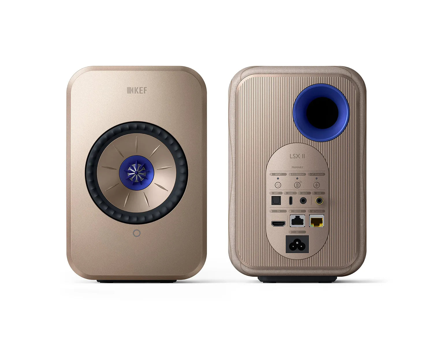 LSX II 4.5 2-Way Uni-Q Wireless Loudspeaker Soundwave Beige PAIR
