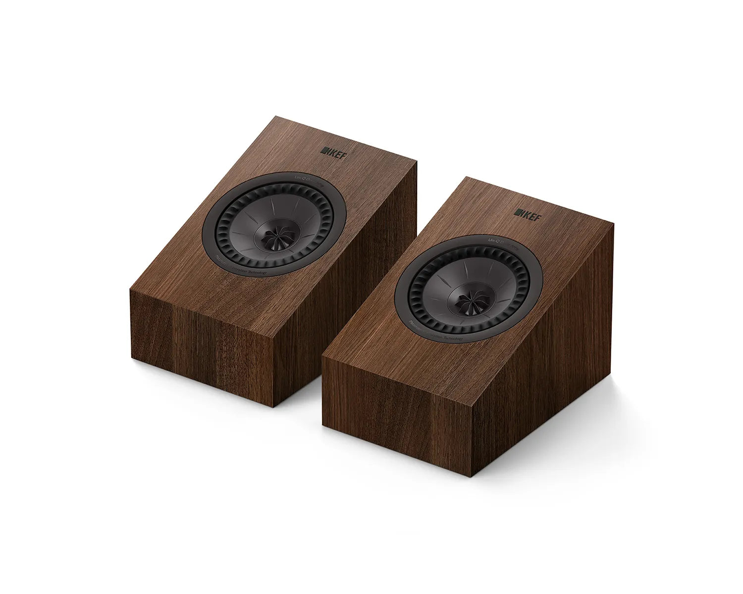 Q8 Meta 5.25" 2-Way Uni-Q HiFi Dolby Atmos Speaker Walnut PAIR
