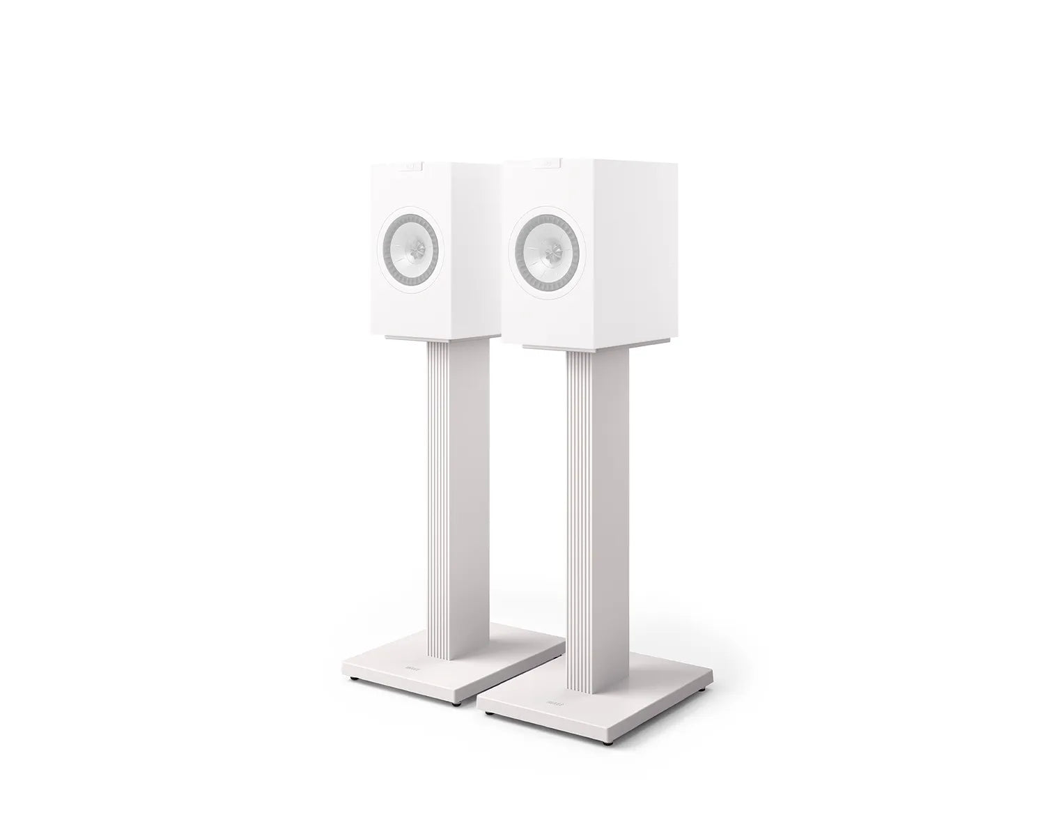 SQ1 Floor Stand for Q Meta Bookshelf Speakers Mineral White PAIR