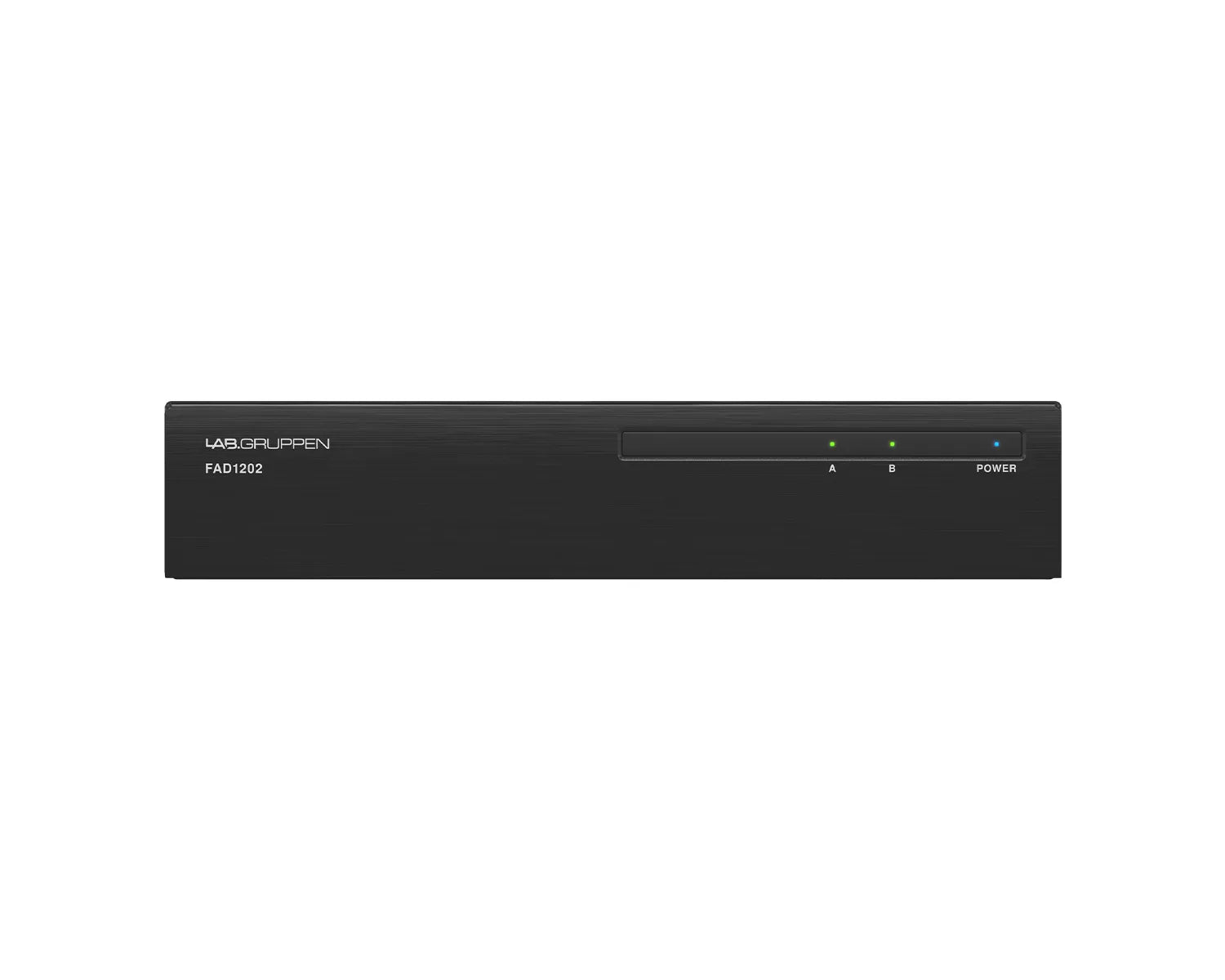 FAD1202 2-Channel Commercial Amp Dante 2x120W 100V Half-Rack 1U