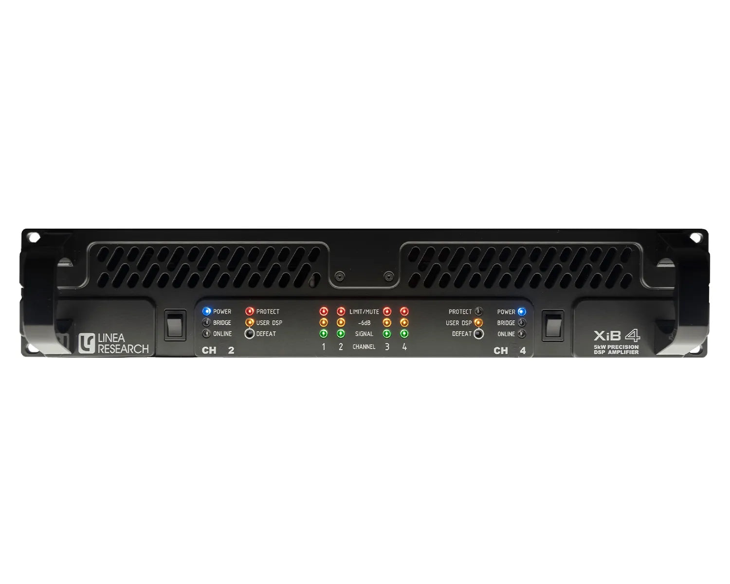 XiB4 4-Channel DSP Power Amplifier 4x800W @ 4Ω/100V 2U