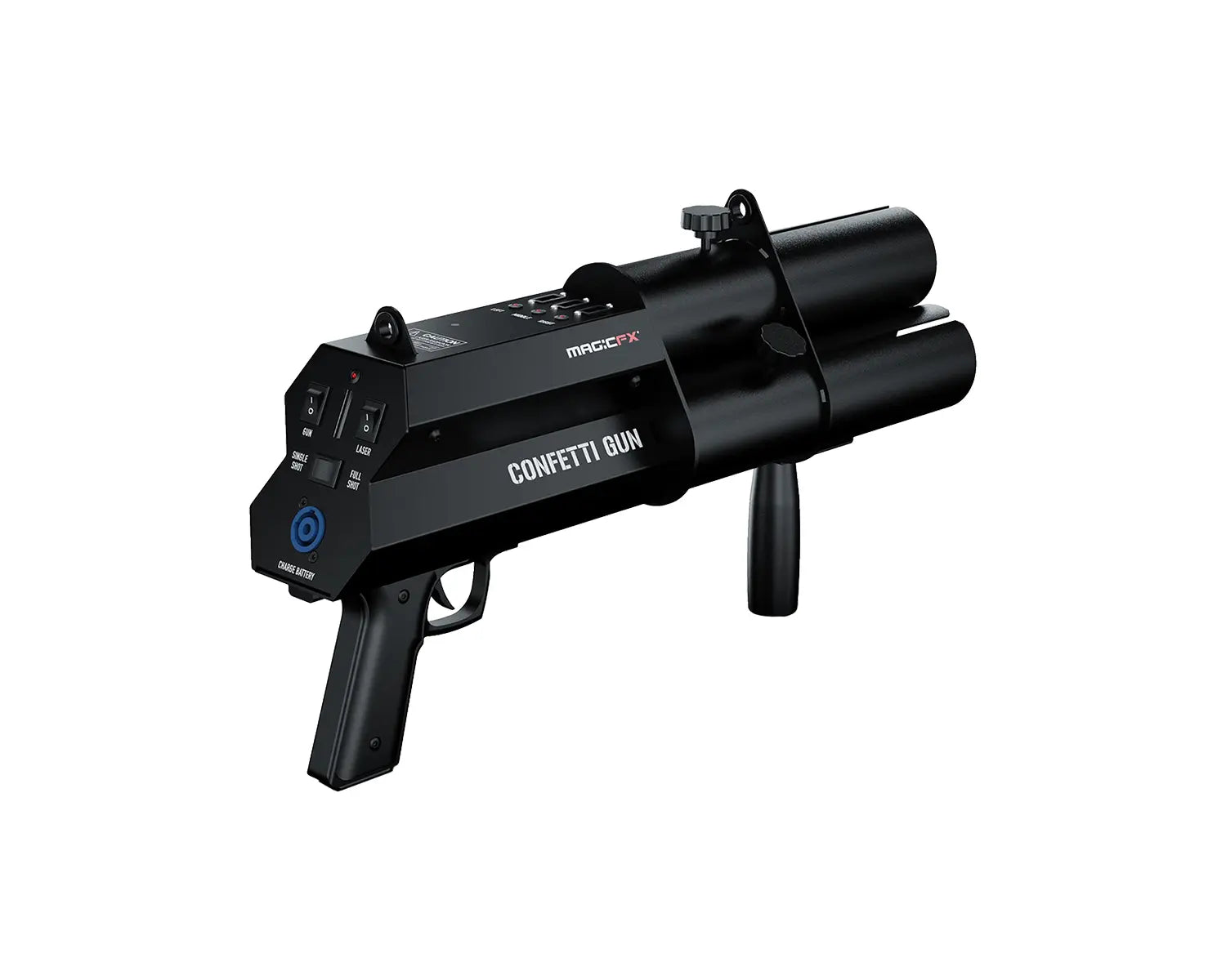 CONFETTIGUN Battery-Powered Handheld Triple Confetti Launcher