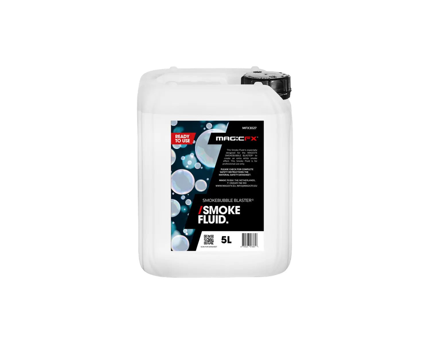 SMOKEBUBBLE BLASTER - SMOKE FLUID for Smoke-Filled Bubbles 5L