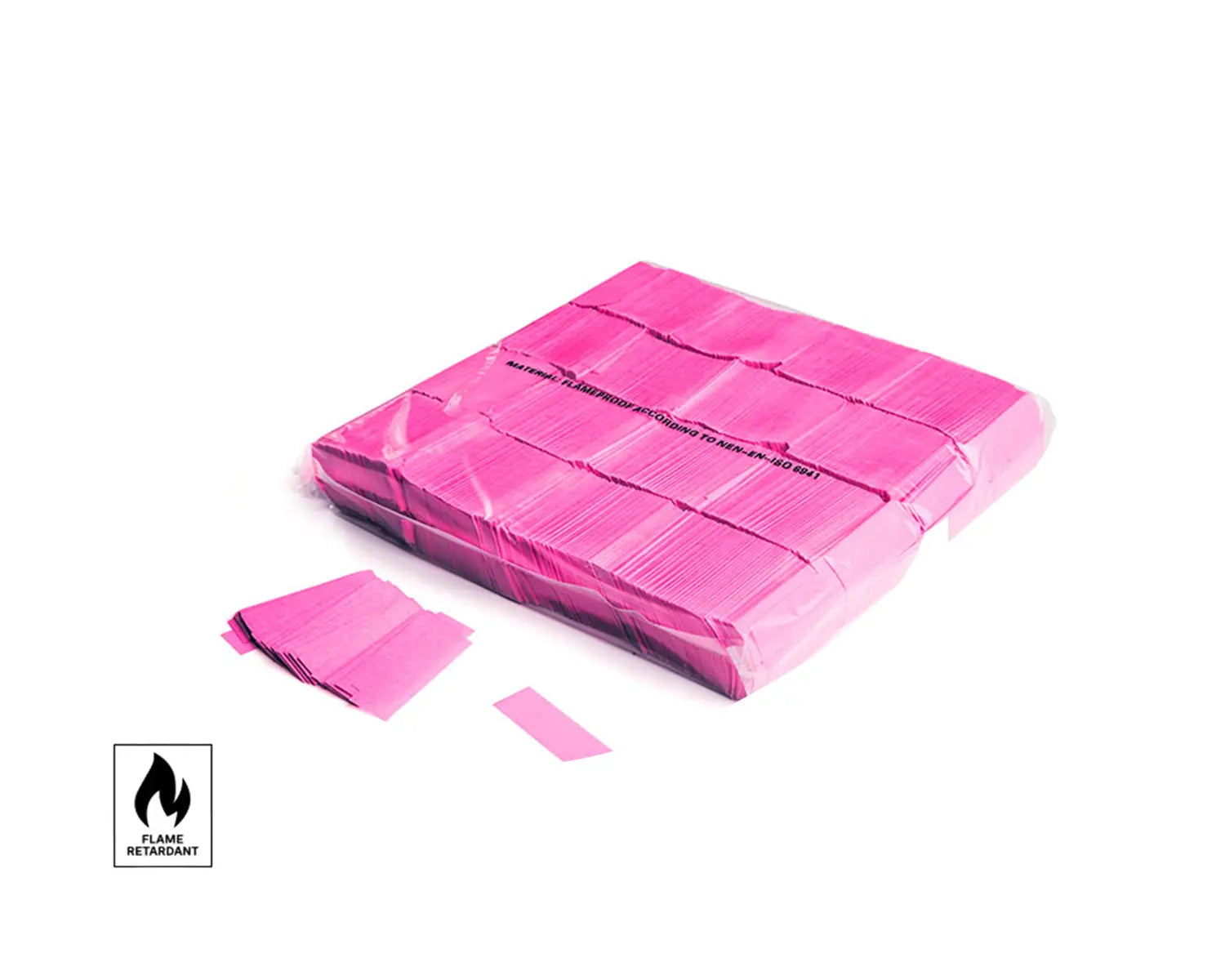 Slowfall UV Confetti 55 x 17 mm Fluo Pink