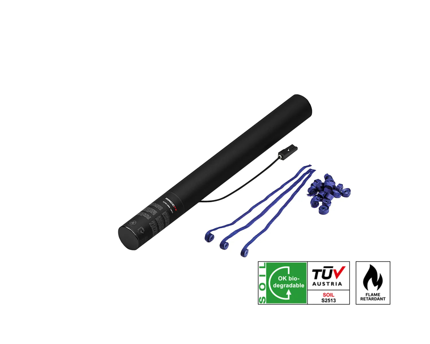ELECTRIC STREAMERS SHOT 50 cm with Streamers Dark Blue