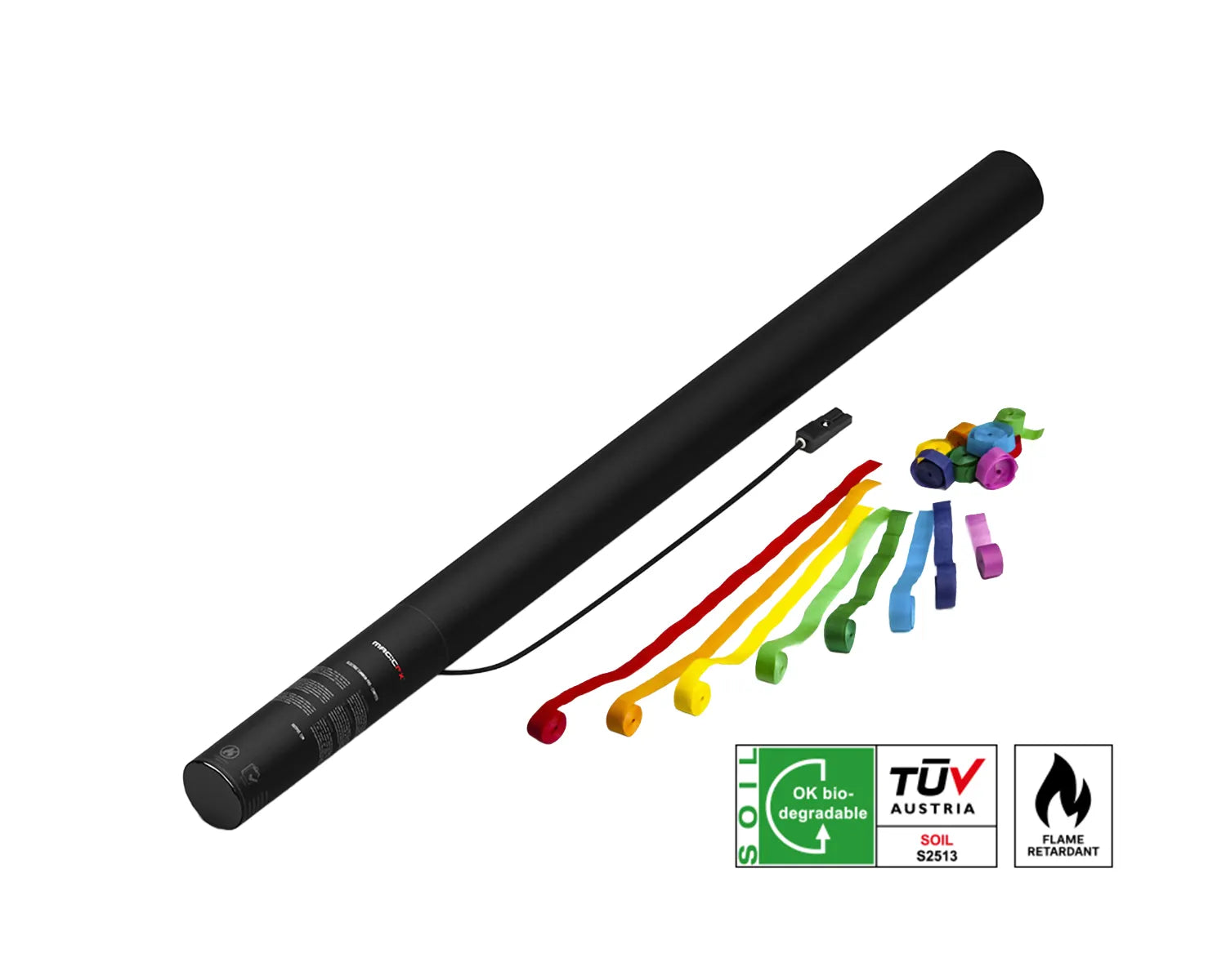 ELECTRIC STREAMERS SHOT 80 cm with Streamers Multicolour
