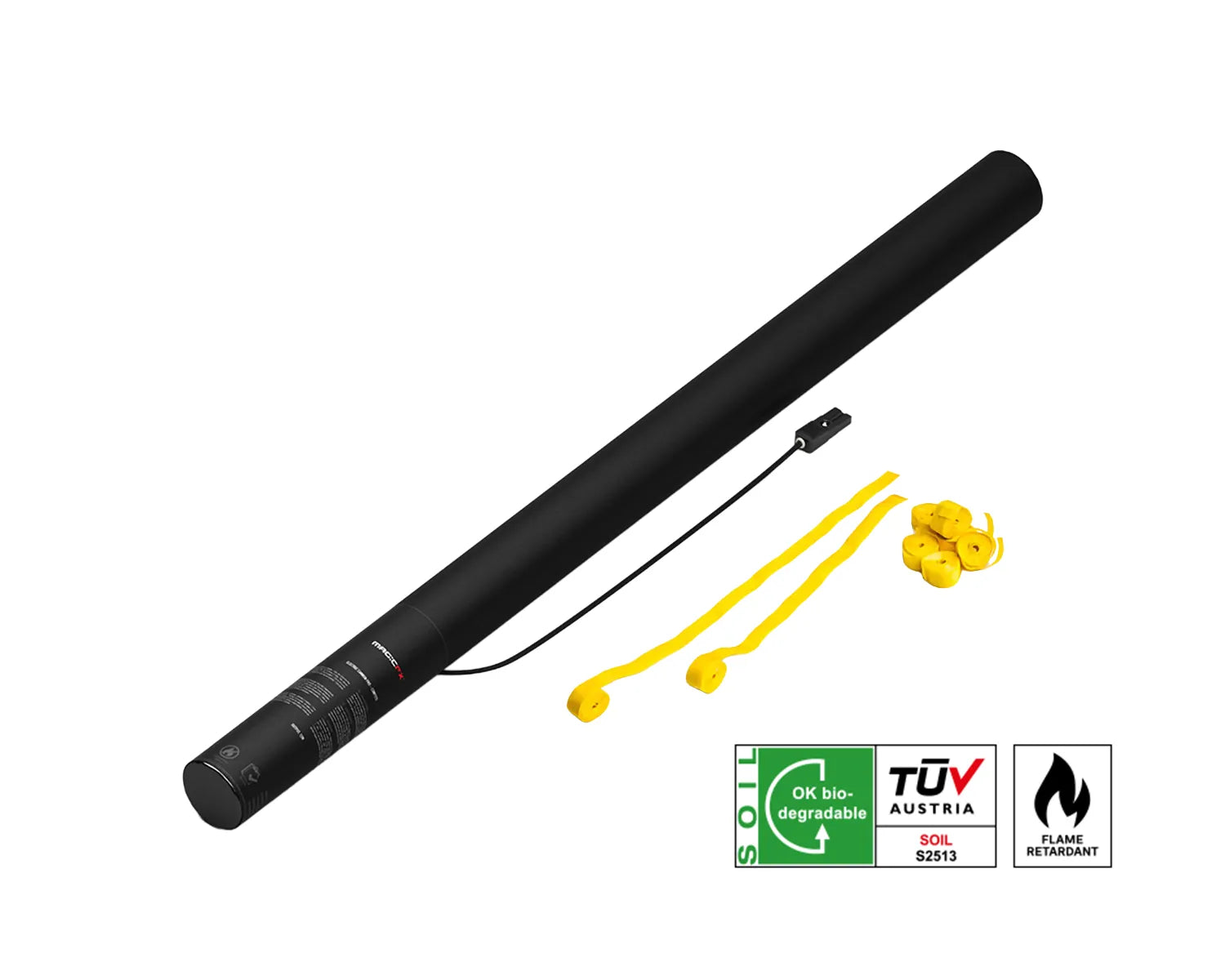 ELECTRIC STREAMERS SHOT 80 cm with Streamers Yellow