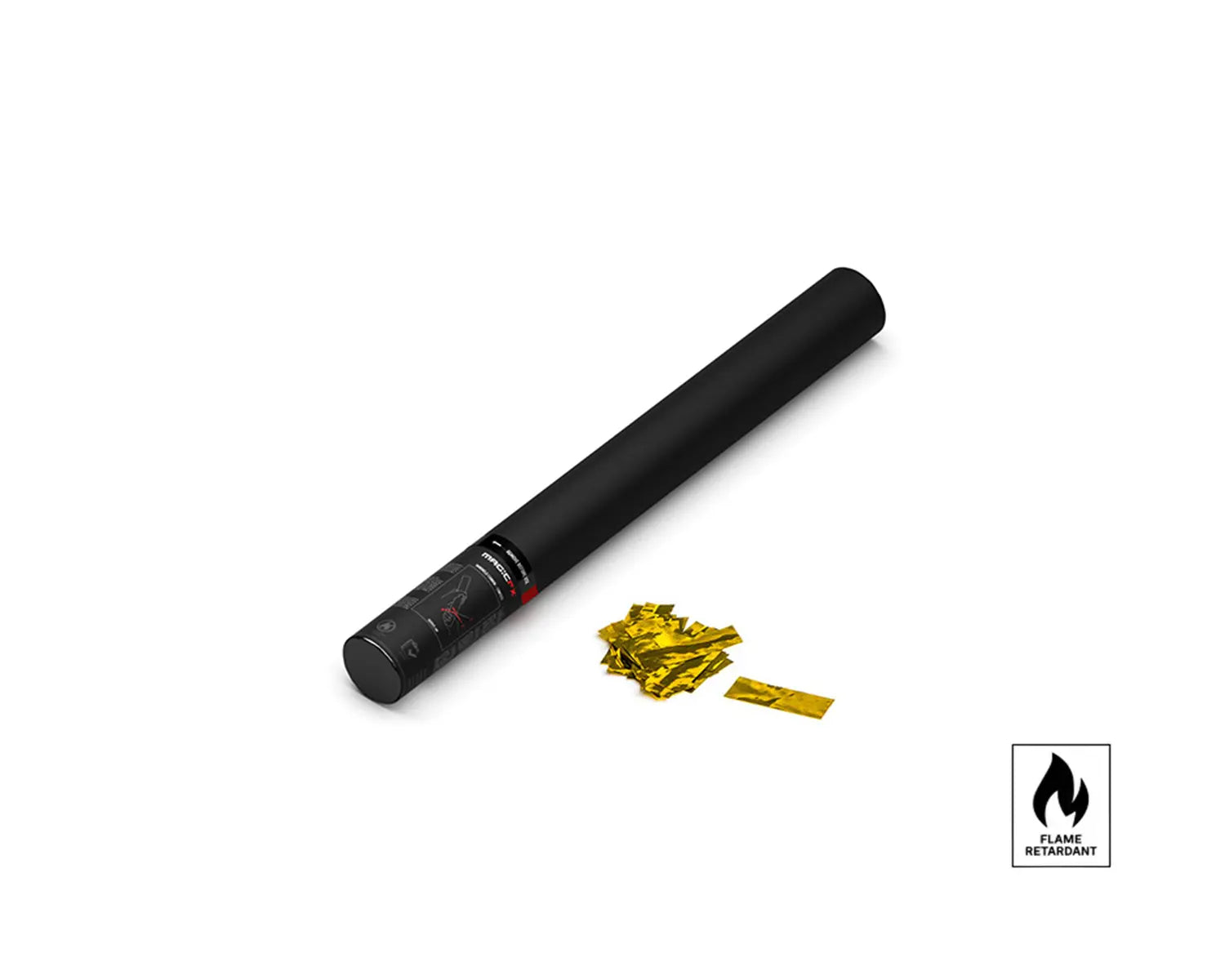 HANDHELD CONFETTI SHOT 50 cm with Confetti Gold Metallic