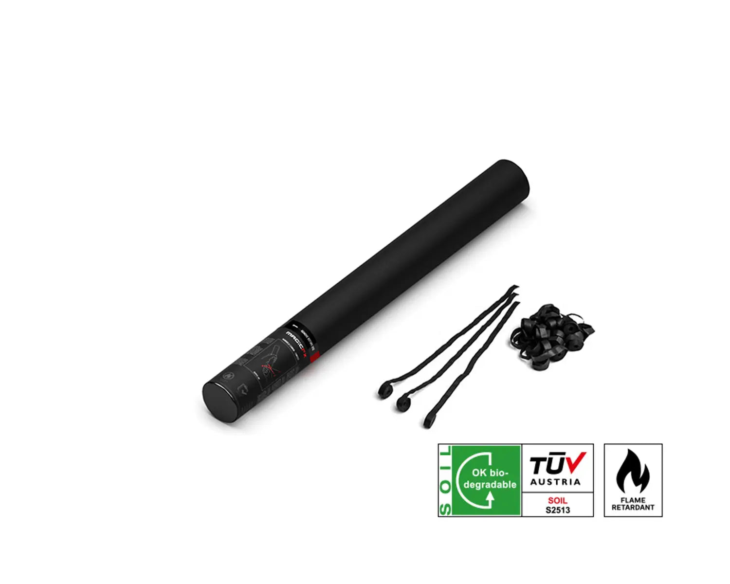 HANDHELD STREAMER SHOT 50 cm with Streamers Black