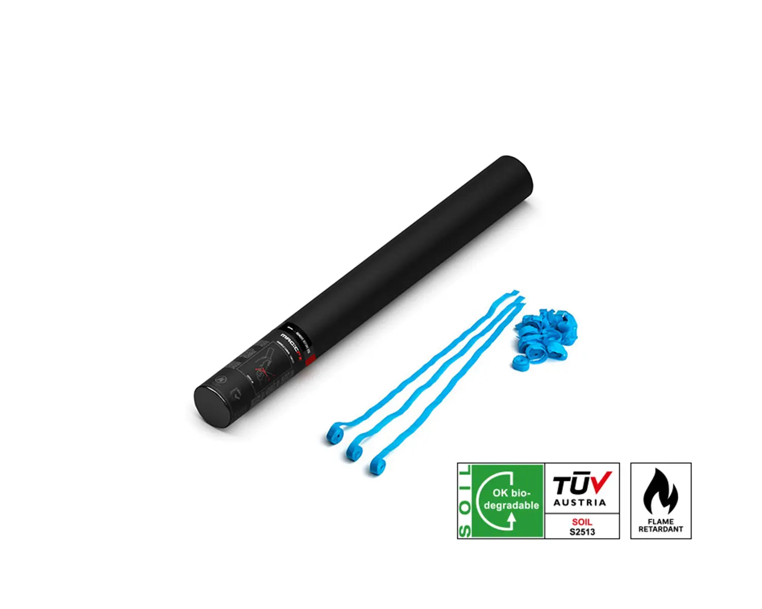 HANDHELD STREAMER SHOT 50 cm with Streamers Light Blue