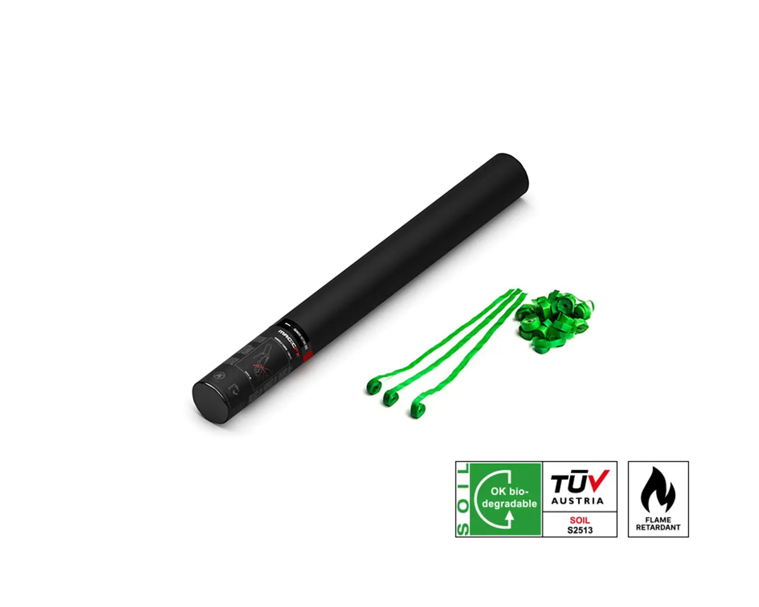 HANDHELD STREAMER SHOT 50 cm with Streamers Light Green