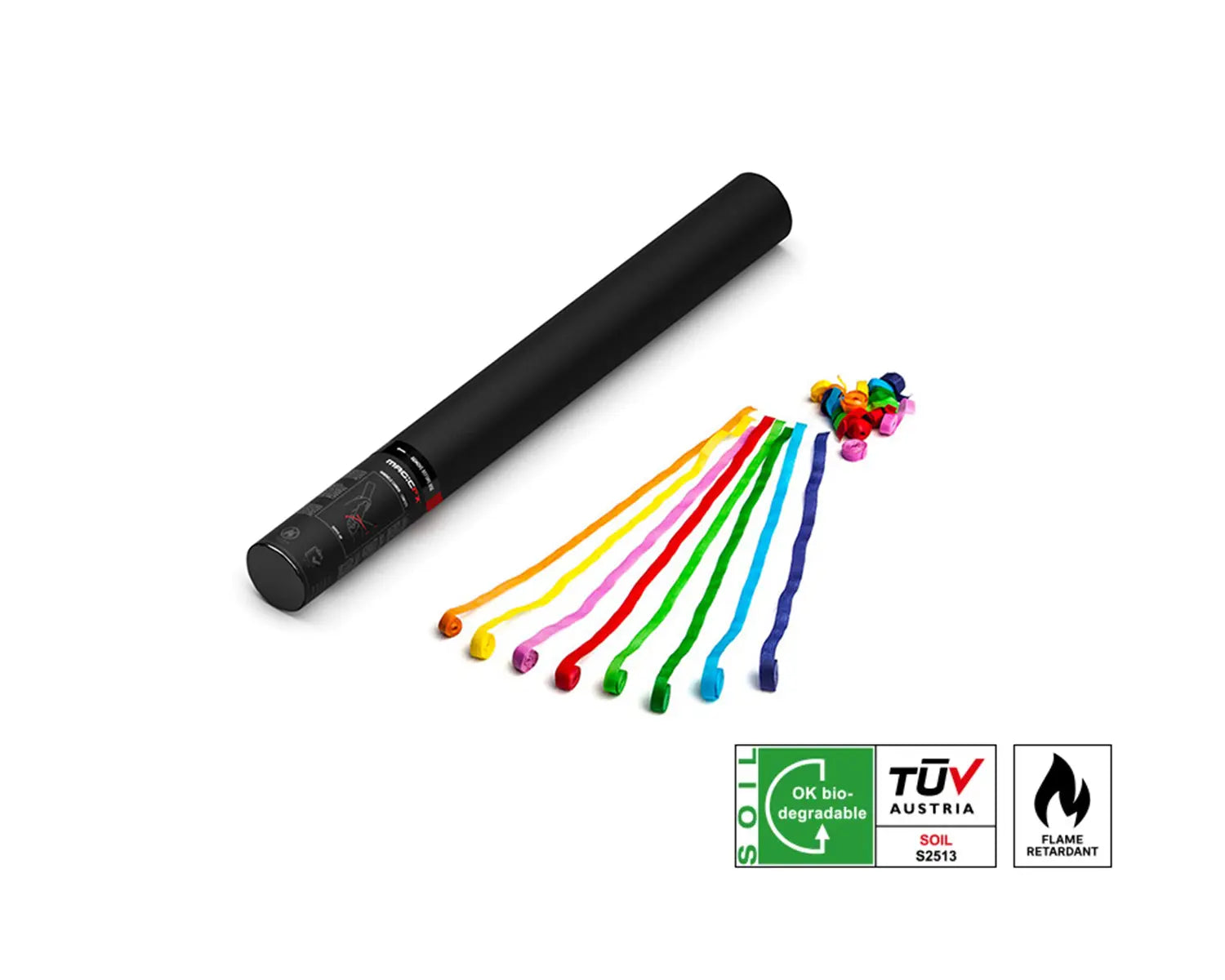 HANDHELD STREAMER SHOT 50 cm with Streamers Multicolour