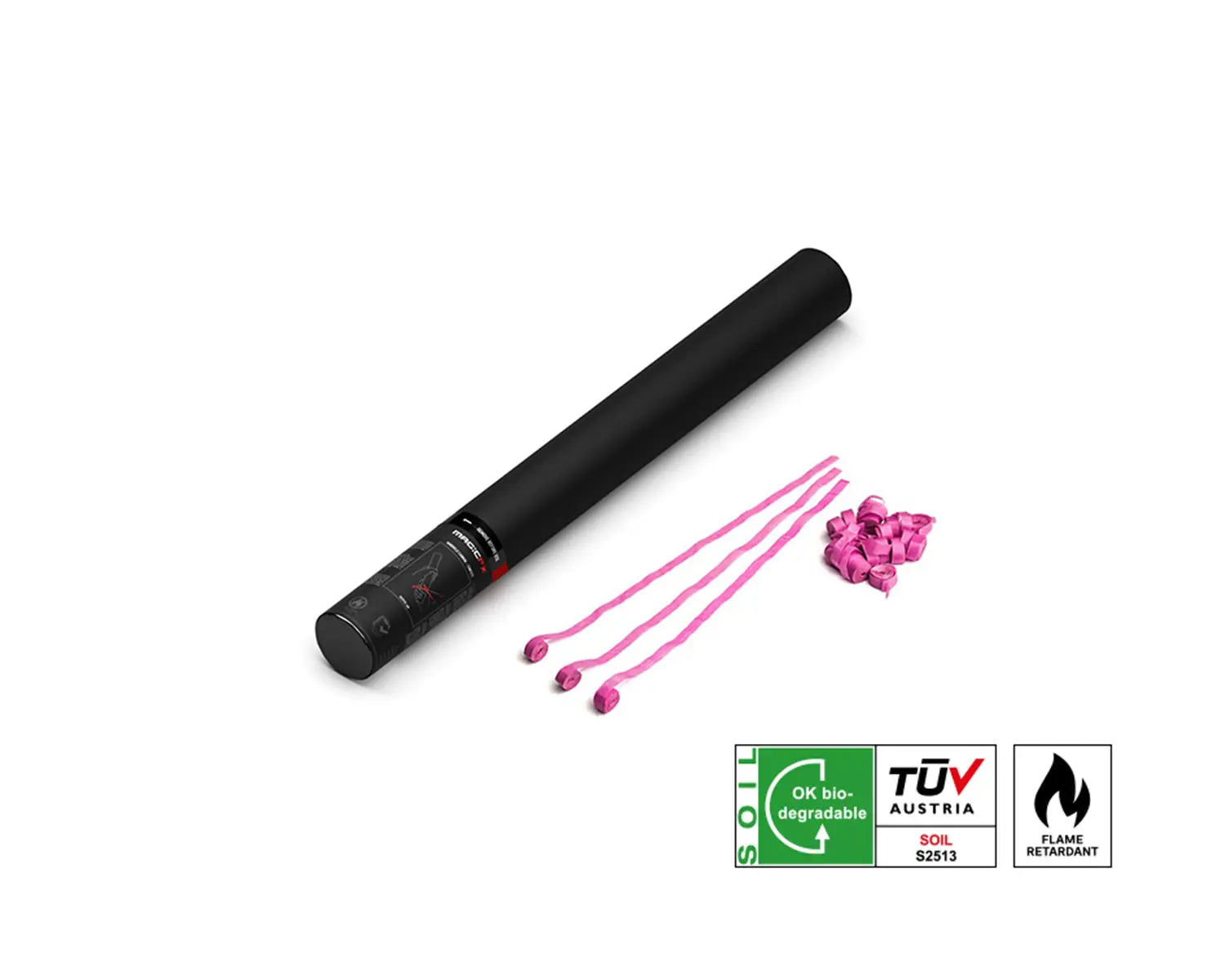 HANDHELD STREAMER SHOT 50 cm with Streamers Pink