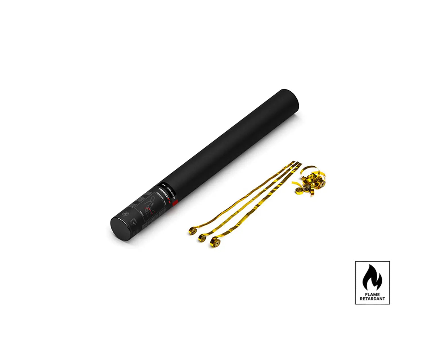 HANDHELD STREAMER SHOT 50 cm with Streamers Gold Metallic